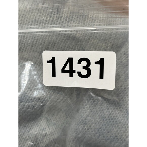 Magaschoni Blue Cashmere Boat Neck Split Hem Sweater Women M Quiet Luxury - Picture 12 of 12